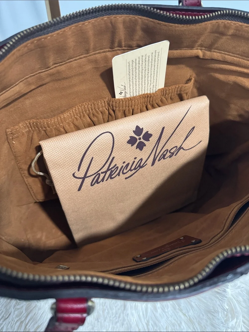 Patricia Nash Meka leather Tote